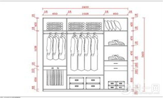 衣柜的尺寸如何确定
